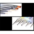 thumbnail image 4 of Juego de 5 uds. De pinceles para pintar y puntear con diseño de arte de uñas, Kit de herramientas brillar Juguete, 4 of 5