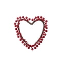 thumbnail image 1 of Decoración de la Pieza Del Centro de la Mesa de Comedor, Corazón Rojo Y Rosa Mini Corona 32cm para el Portavelas O la Pared Colgante, Decoración de la Mesa de Fiesta, 1 of 6