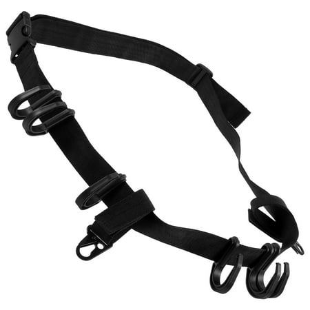 Tree Stand Plastic Hunting Outdoor Use Webbing Hook (black) 1 Set Accessories Hangers Gear Equipment