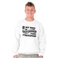 thumbnail image 5 of US Army Logo My Bro Defending Freedom Sweatshirt for Men or Women Brisco Brands L, 5 of 6