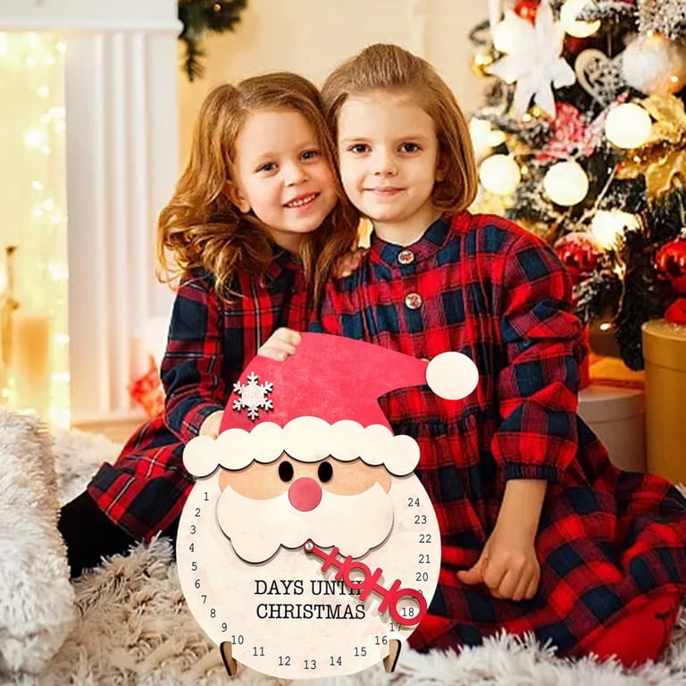 Xmarks Wooden Gnome Christmas Advent Calendar, 11.81in Decorative Wood  Holiday Hanging Signs for Front Door Decorations, 25 Days Xmas Countdown  Calendar for Indoor Outdoor Home Wall Decor - Walmart.com