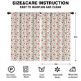 thumbnail image 2 of Blackout Kids Curtains,Lightgreen Daisy Flower Pink Blooms Pattern Childrens Insulated Curtains Set Of 2,Bedroom Essentials,Toddler Room Decor 52"x84", 2 of 5