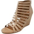 thumbnail image 1 of Coclico Sandale Compensée en Cuir pour Femmes Joni Jaybird Ringo Glow - 8 m, 1 of 3