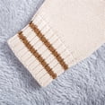 thumbnail image 6 of Coerni Girls V-Neck Cardigan Toddler Button Front Jacket Cable Knit Sweater Coat Top Sweatshirt Preppy Single Breasted Outwear, 6 of 7