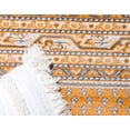 thumbnail image 3 of Unique Loom Williamsburg Collection Traditional Border with Dotted Center Area Rug, 3 Feet 7 Inch, Orange/Beige, 3 of 5