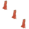 thumbnail image 1 of pitrice Robe d'Été en Coton et Lin pour Femmes Sans Manches Col Rond Style Boho Vintage Plage Couleur Unie Kaftan Ample Usage Quotidien orange/TG 3ensemble, 1 of 6
