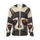 thumbnail image 1 of Fotbe Retro Raccoon Graphic Print Chaqueta con Protección Solar UPF 50+ para Hombre y Mujer, Camisa con Capucha y Bolsillos-Medium, 1 of 7