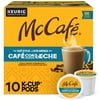McCafé, Café Styles of Latin America Café con Leche Dark Roast K-Cup Coffee Pods, 10 Count