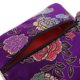 thumbnail image 3 of Bolsa de almacenamiento de brocado con cremallera hecha de joyas Shu Cartera con flecos Decoración Púrpura CUTICAT Guzheng Bolsas de almacenamiento de uñas, 3 of 8