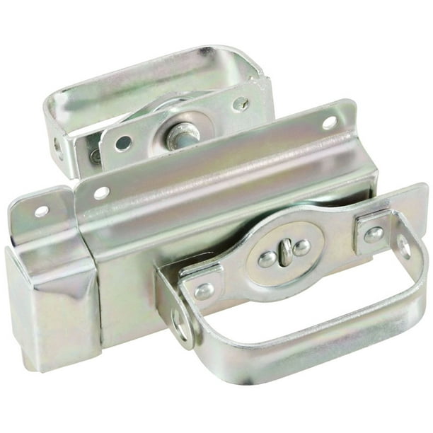 National Hardware ZincPlated Silver Steel Thumb Latch 1 pk