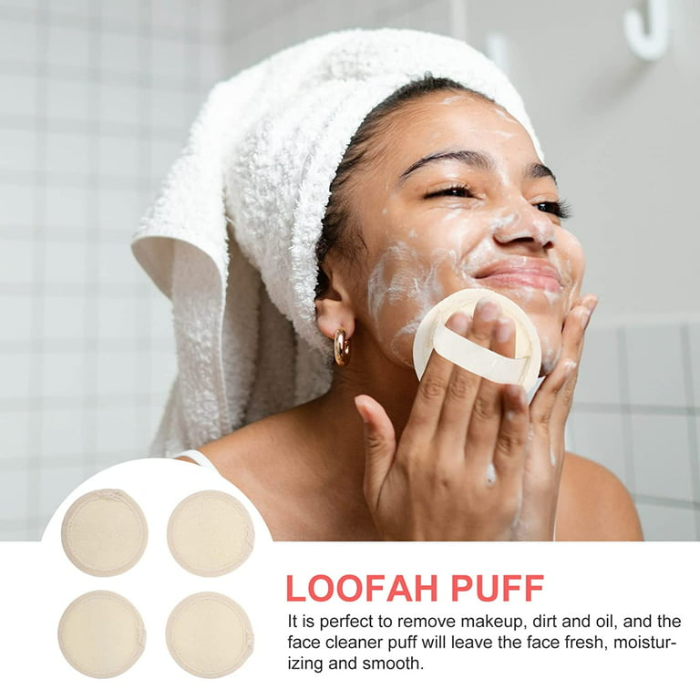 Konjac Natural Sponge Bath Body Back Facial Shower Cleanser Makeup Remover  5 Pk