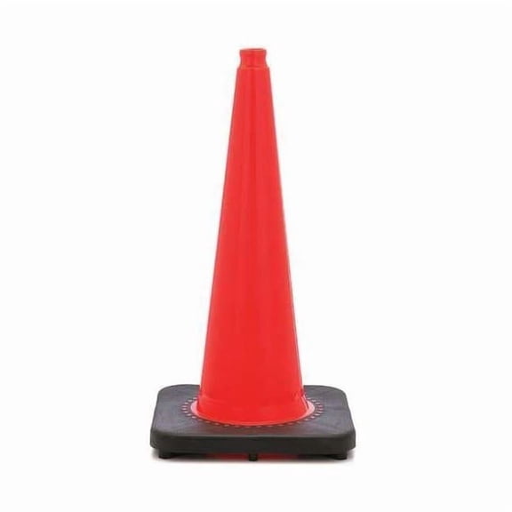Traffic Cone, PVC, Non-Reflective, 28 in Height, 10 lb, Orange