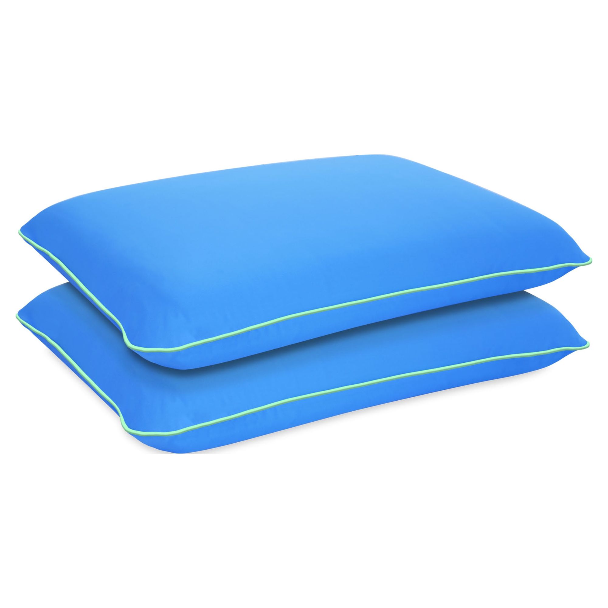 Imaginarium Memory Foam Fun Pillow, Standard/Queen, Blue, 2-Pack photo 5