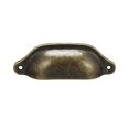 thumbnail image 5 of Uxcell Cup Drawer Pull Kitchen Cabinet Handles Bronze Tone, 83mm Hole Centers, 10 Pcs, 5 of 6