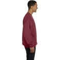 thumbnail image 4 of Champion Mens Double Dry Eco Fleece Crew, XL, Maroon Heather, 4 of 5