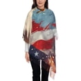 thumbnail image 3 of Xecao Bald Eagle Pilot Pattern Womens Winter Scarf Fall Scarf Oversized Large Scarf for Women Warm Shawl Wrap, 3 of 8