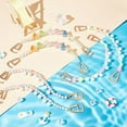 thumbnail image 5 of 6Pcs 3 Styles Candy Series Acrylic Boot Strap Chains with Plastic Shoe Strap Buckle Clasps Golden 255~260mm 2pcs/style, 5 of 7