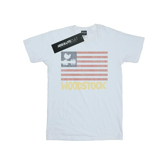 Woodstock Mens Distressed Flag T-Shirt