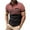 Pink, variant on JURANMO Summer Going Out Tops for Men Short Sleeve Polo Shirts Fashion Stripe Print T Shirts Muscle Fit Athletic Golf T-shirt Deals of the Day Pink M