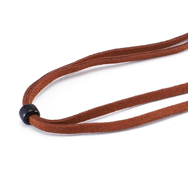 ziyahi Eyeglass Strap Non-Slip Stretchy Universal Rope Eyewear Retainer Sports Dark Brown