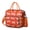 Orange-4, variant on Cute Cat Insulated Lunch Bag – Large Leakproof Cooler Tote with Adorable Paw Print Pattern, Dual Compartment Reusable Lunch Box for Cat Lovers and Pet Owners