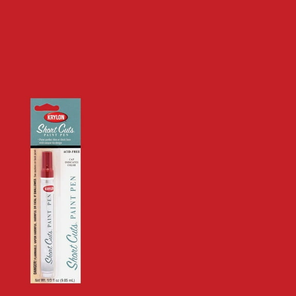 Krylon Short Cuts 1/3 Fl Oz Red Pepper Gloss Paint Pen SCP-903