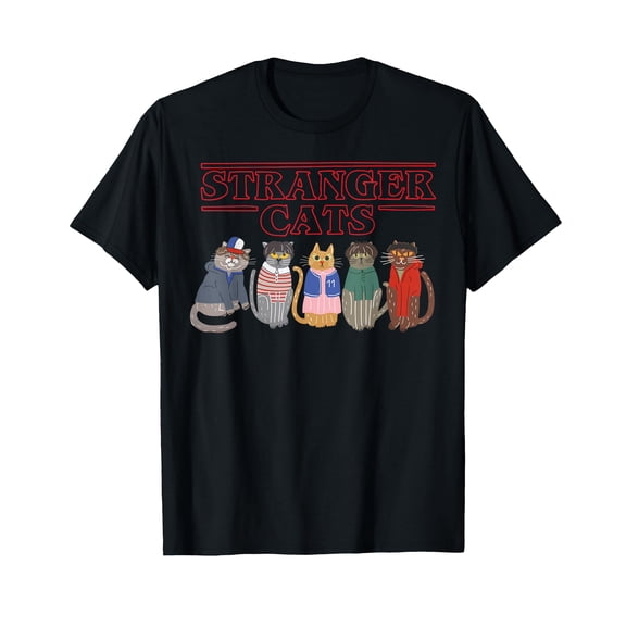 Funny Retro Cat T-Shirt for Cat Lovers - Playful Cartoon Design for All Ages