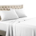 thumbnail image 1 of Royal Tradition Solid 600 Thread Count, 100-Percent Cotton King Bed Sheets Set (White) Breathable, Deep Pocket, 4 Piece Sheet Set, 1 of 4