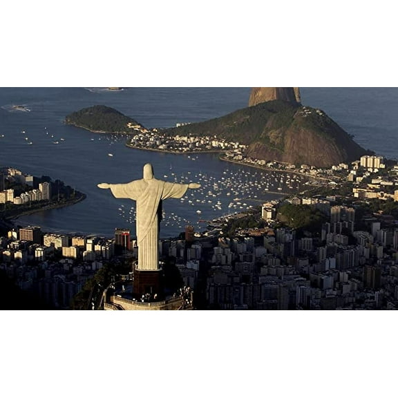 Iconic Arts Laminated 42x24 Poster: Rio De Janeiro - Proposed Christ The Redeemer Statue in London Draws Criticism Fox News Latino