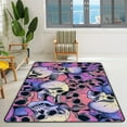 thumbnail image 2 of Crawling Indoor Carpet Play Mat Skulls Colorful for Living Room Bedroom Educational Nursery Floor Mat Area Rugs 60x39in, 2 of 6