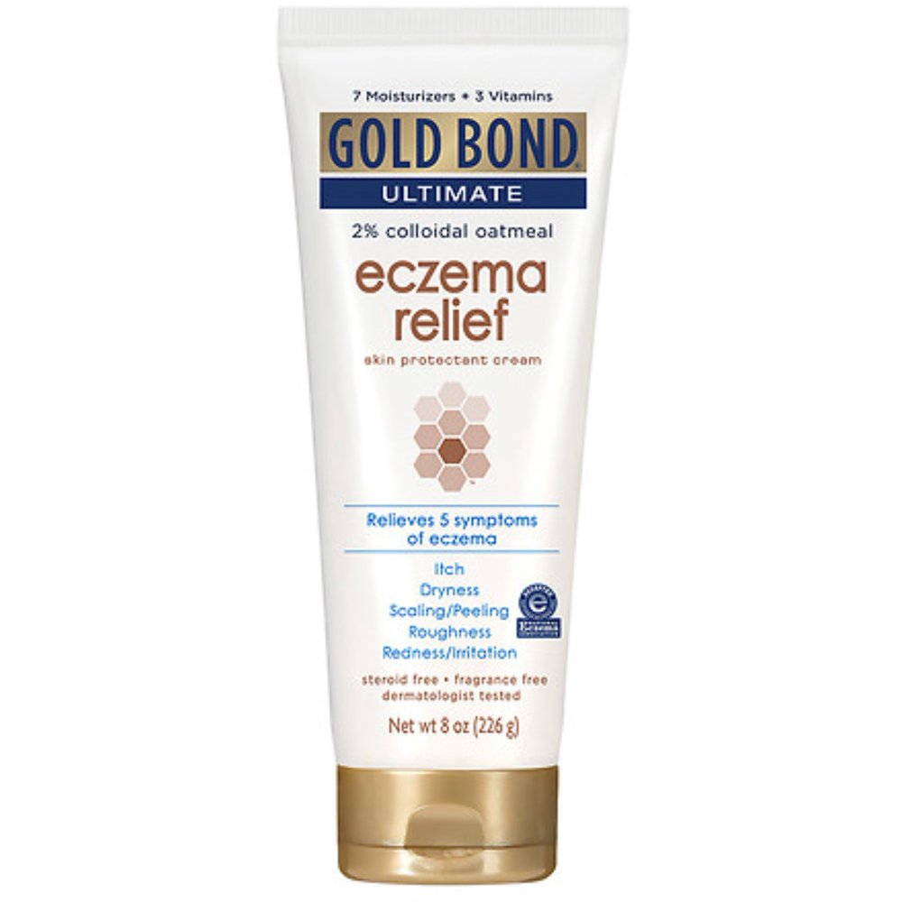 Gold Bond Ultimate Eczema Relief Skin Protectant Cream 8 oz (Pack of 3