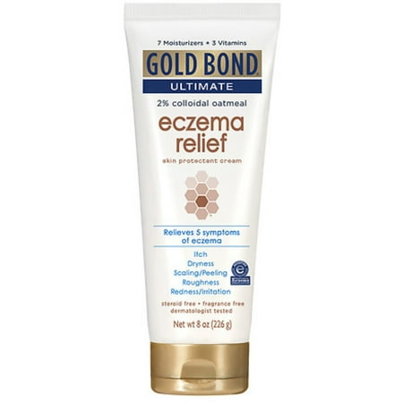 Gold Bond Ultimate Eczema Relief Skin Protectant Cream 8 oz (Pack of
