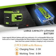 Laser Level Self Leveling,HDJ 16 Lines 4x360° Laser Level Tool,4D Green Cross Horizontal Vertical Laser Tool With Remote Control and 2PCS 2400mAh Battery