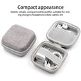 thumbnail image 2 of Bolsa de cable de carga de auriculares inalámbricos Estuche de transporte Organizador de cables de auriculares compatible con Bluetooth Estuche Almacenamiento y organización del hogar Rectángulo Negro Wosthever HA067636-04, 2 of 6