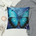 thumbnail image 2 of Shiartex Beautiful Butterfly Print Throw Pillow Cover Square Soft Cushion Cover Throw Pillow Case for Home Decor Living Room Bed Couch Car, 2 of 5