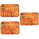 thumbnail image 1 of 3pcs Spider Web Carpet Halloween Floor Decoration Carpet Floor Home Flannel Orange Halloween Print Floor Mat, 1 of 5