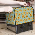thumbnail image 7 of Fotbe White Polka Dot Sunflower for Two Slice Toaster Cover, Fingerprint Protector, Super Soft Appliance Cover And Dust Cover,Bread Dust Cover & Fingerprint Protection, 7 of 7