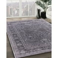 thumbnail image 3 of Ahgly Company Machine Washable Indoor Rectangle Industrial Modern Dark Goldray Area Rugs, 4' x 6', 3 of 7
