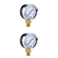 thumbnail image 2 of relayinert 0-30PSI 0-2bar Oil Water Pressure Gauge Double Scale Air Compressor Hydraulic M 2Set, 2 of 4