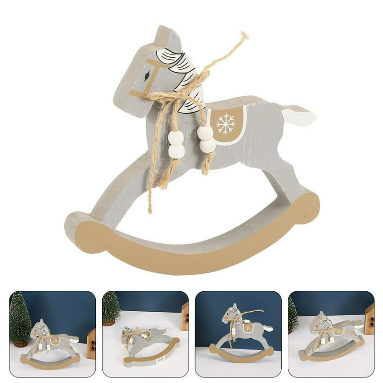 Decorative shops wooden rocking horse