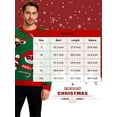 thumbnail image 2 of Spencer Christmas Pullover Sweaters for Women and Men, Long Sleeve Knitted Crew Neck Sweater Tops Holiday Pullover, Size S-XXL, 2 of 9