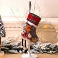 thumbnail image 4 of Bewildely Embalaje de regalo Medias de Navidad Elk Bear Calcetines de dibujos animados Inicio Árbol de Navidad Goodie Bag Colgante Colgante Boda Kits de decoración para fiestas Alce, 4 of 6