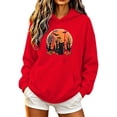 thumbnail image 2 of DIOAZUD Halloween Sweatshirts Women Spooky Ghost Graphic Pullover Hoodies Stretch Loose Fit Long Sleeve Sweater Tops Halloween Costumes, 2 of 5
