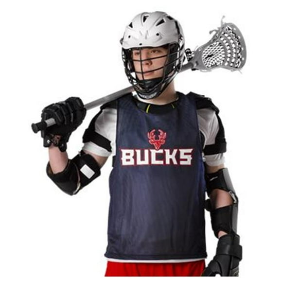 Alleson Athletic B47285503 Lacrosse Jersey, Black & White - Small & Medium