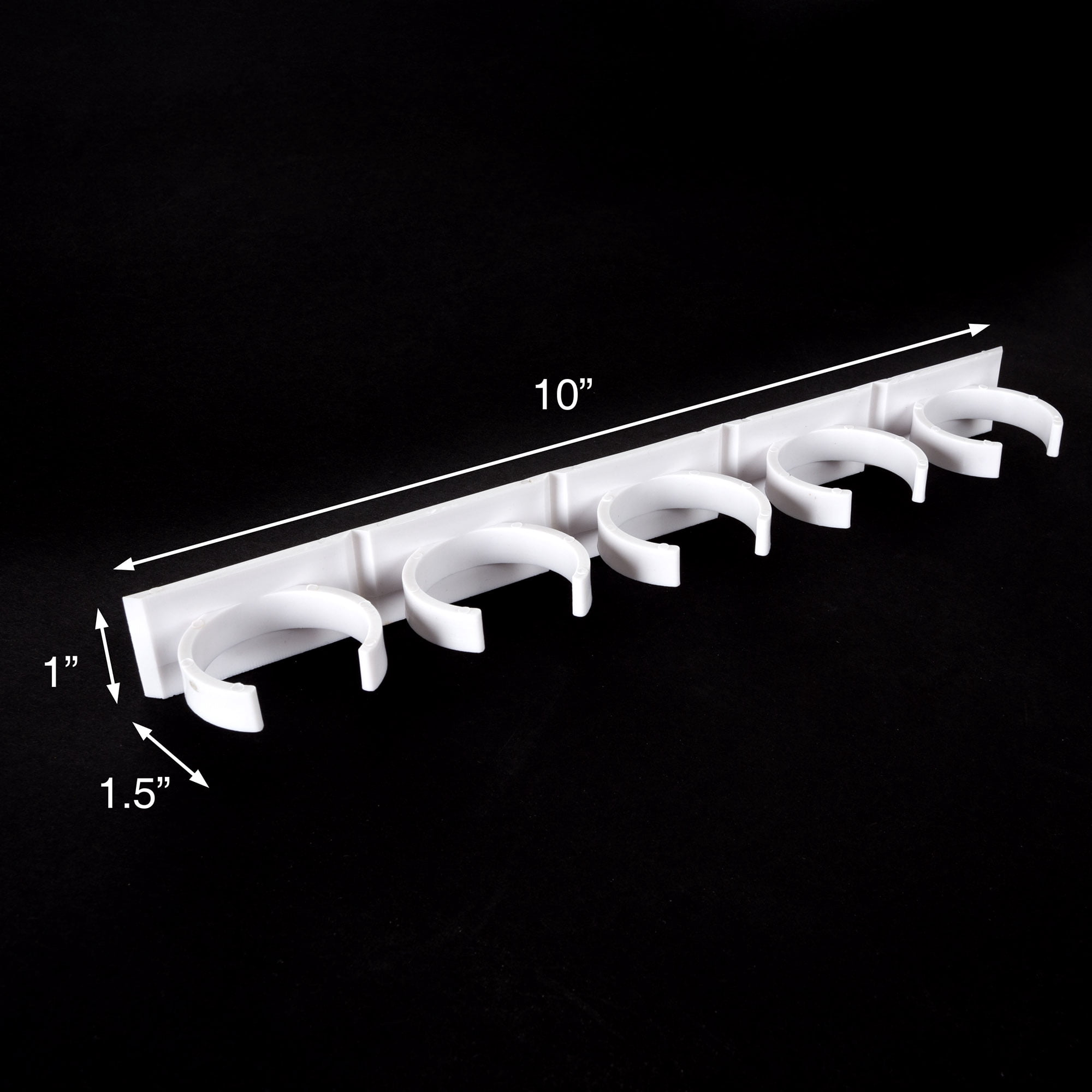Lavish Home Spice Rack Organizer- Cabinet Gripper Clip Strips for Kitchen, Countertop and Pantry Organization and Spices Storage