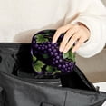 thumbnail image 6 of Grape Sanitary Napkin Purse Period Bag Small Storage Travel Security Pouch Case, 6 of 6