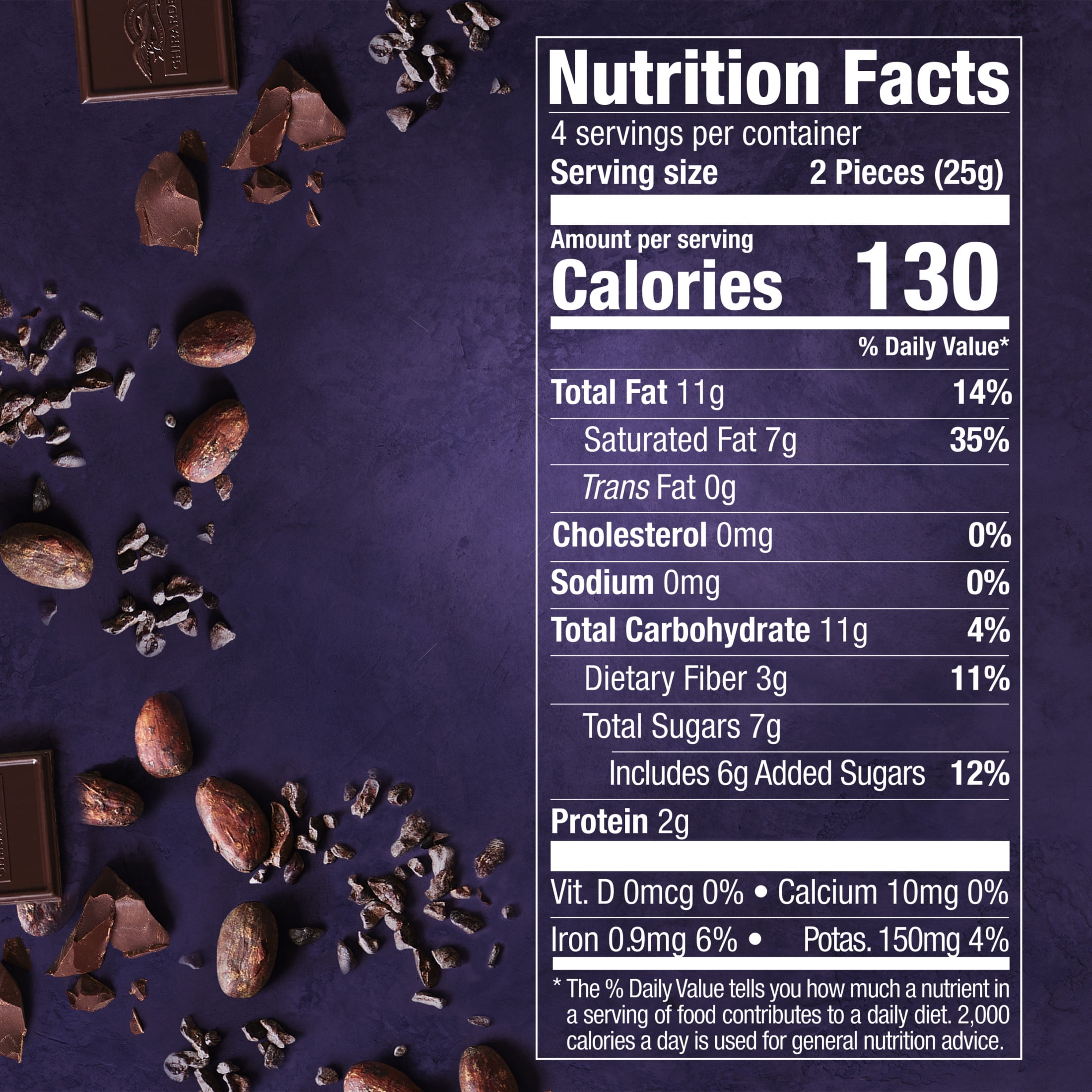 GHIRARDELLI Intense Dark Chocolate Bar, 72% Cacao, 3.5 oz Bar