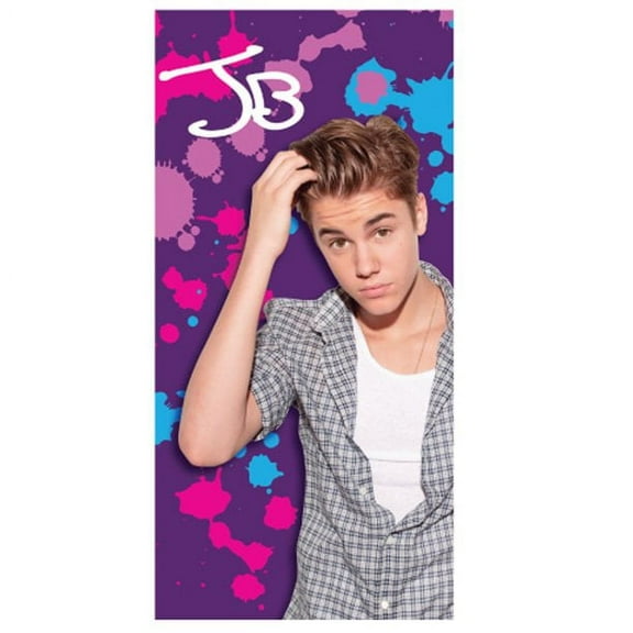 Justin Bieber Beach Towel (Splotch)