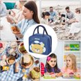 thumbnail image 5 of Bolsa de almuerzo aislada para mujeres y hombres, linda lonchera reutilizable para oficina, trabajo, viajes, picnic, 5 of 5