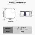thumbnail image 3 of Funda Geiomoo para CMF Buds Pro 2 Buds 2 Plus Buds 2 de silicona flexible con mosqueton, 3 of 5